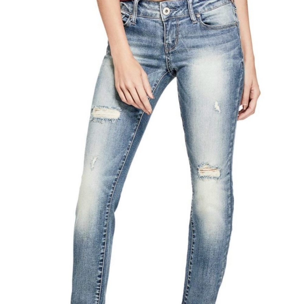 Guess Distressed Sarah Fit Skinny Jeans